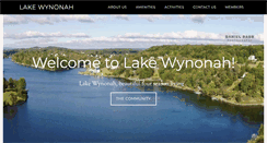 Desktop Screenshot of lakewynonah.com